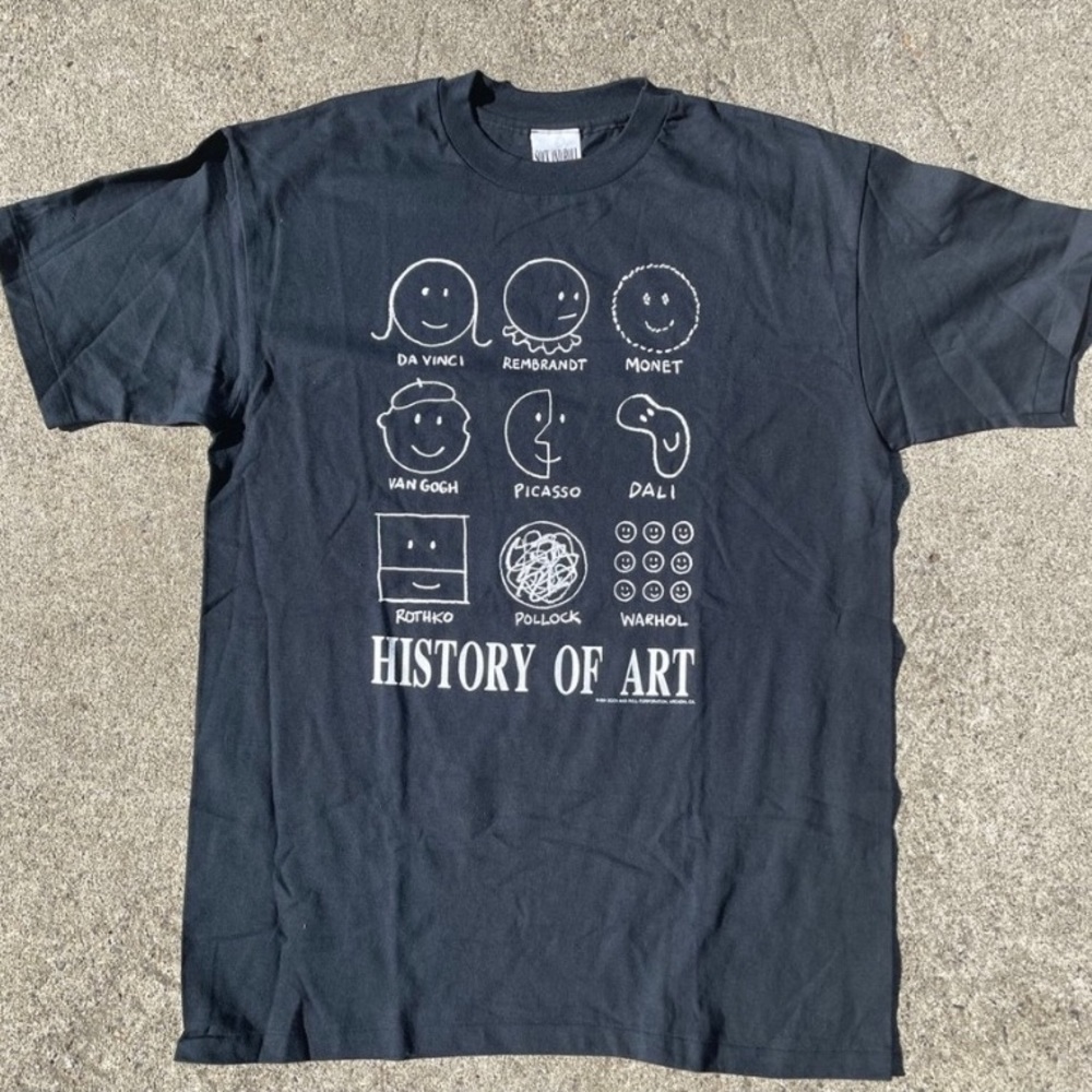 1991 History of Art Vintage T-shirt (rare)